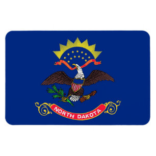 North Dakota statlig flagga Magnet