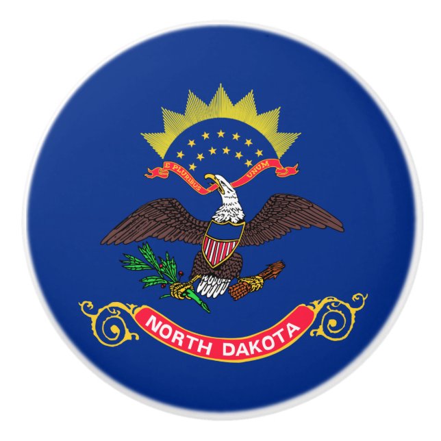 North Dakota Statlig flagga (North Dakotan) Knopp (Framsidan)