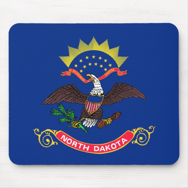 North Dakota Statlig flagga (North Dakotan) Musmatta (Framsidan)