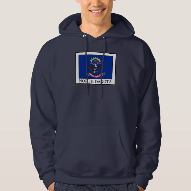 North Dakota Sweatshirt Med Luva (Framsida)