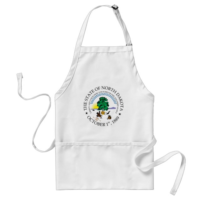 North Dakota-tecken Förkläde (Framsidan)