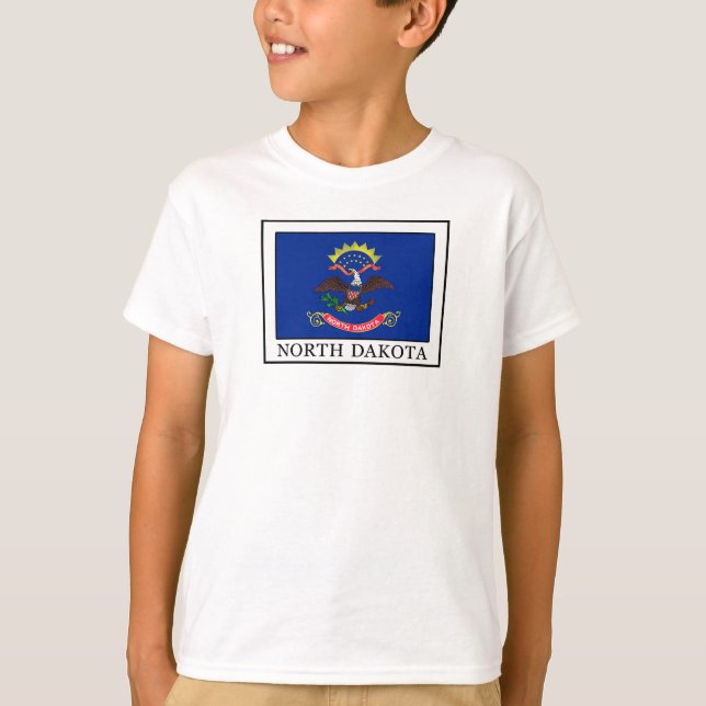North Dakota Tee Shirt (Framsida)