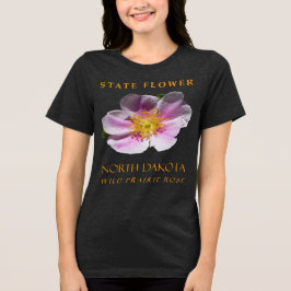 North Dakota Territory Flower Vild Prarie Ro T Shirt