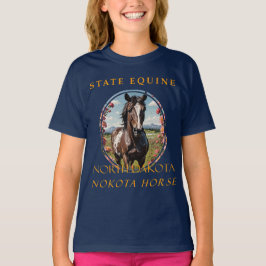 North Dakota Territory Horse the Nokota T Shirt