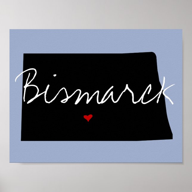 North Dakota Town Poster (Framsidan)
