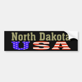 North Dakota USA! Bildekal
