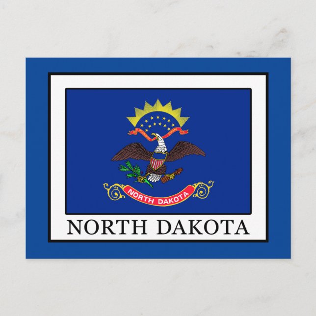 North Dakota Vykort (Framsida)