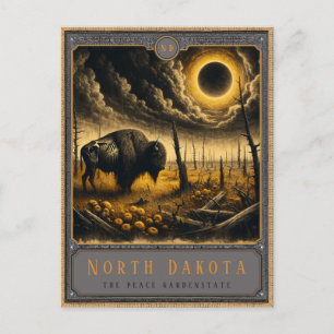 North Dakota vykort för gotisk konst