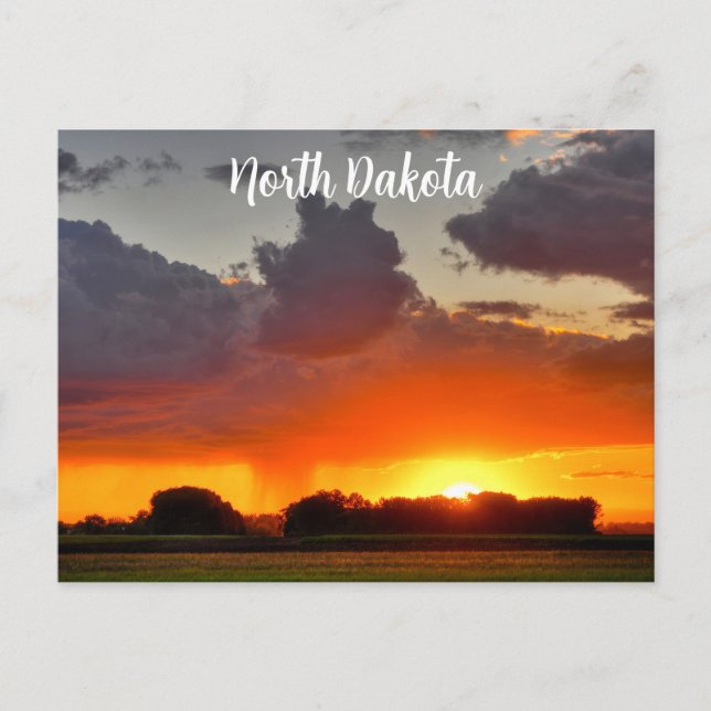 North Dakota-vykort Vykort (Framsida)