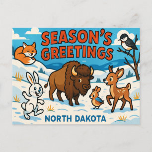 NORTH DAKOTA-vykort Vykort
