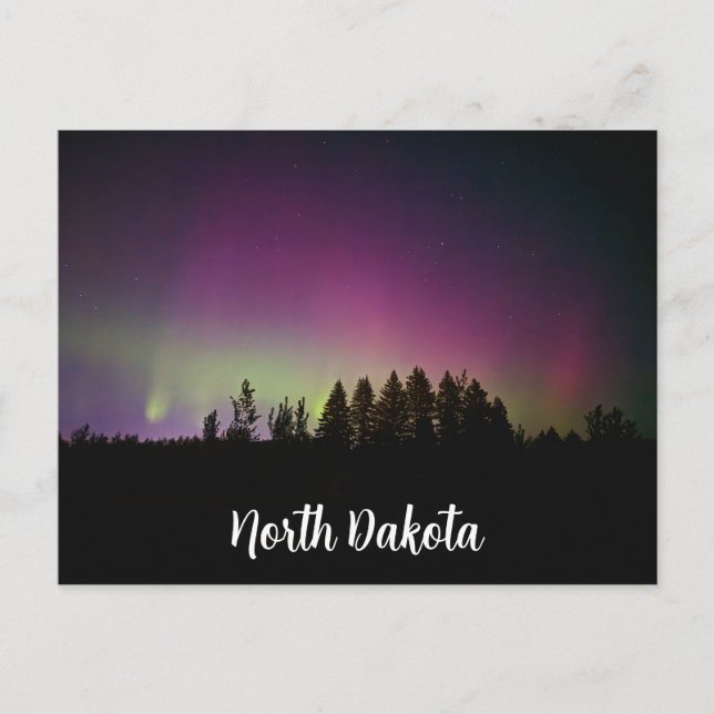 North Dakota-vykort Vykort (Framsida)