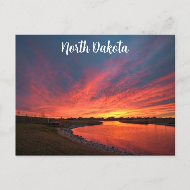 North Dakota-vykort Vykort (Framsida)
