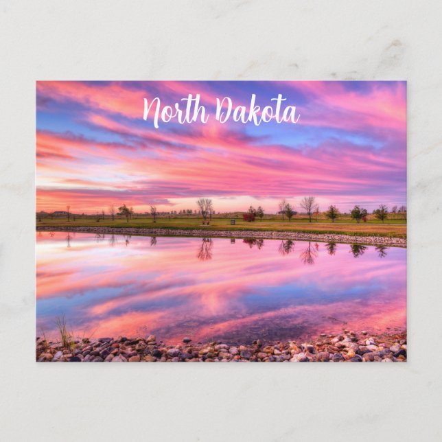 North Dakota-vykort Vykort (Framsida)