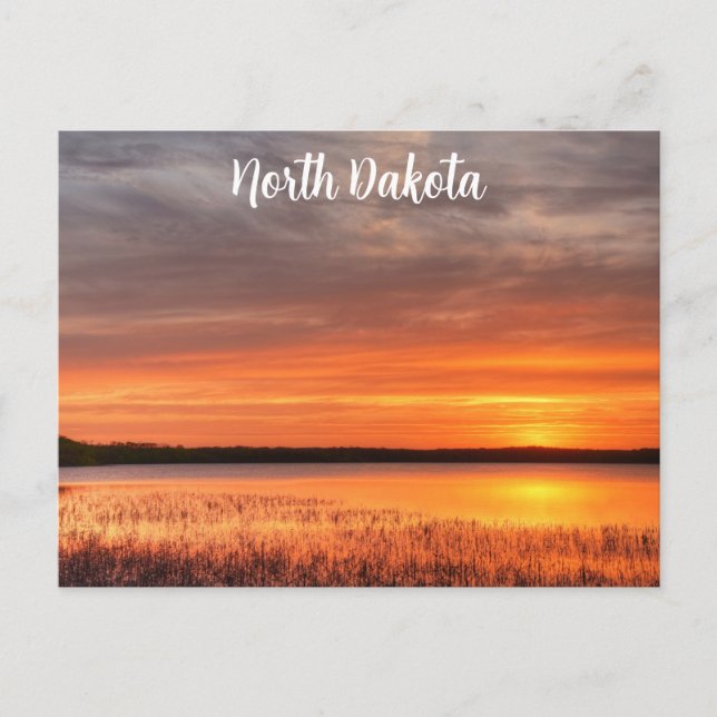 North Dakota-vykort Vykort (Framsida)