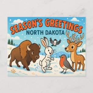 NORTH DAKOTA-vykort Vykort