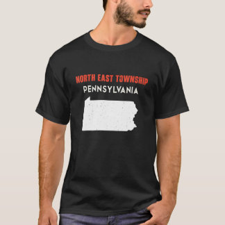 North East township Pennsylvania USA State America T Shirt