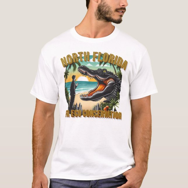 North Florida eco-2-manar T Shirt (Framsida)