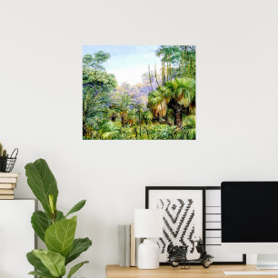North - Forest Scene i Väster Australia Poster