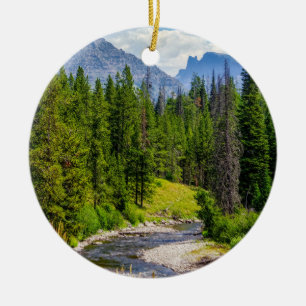 North Fork Shoshone River Julgransprydnad Keramik