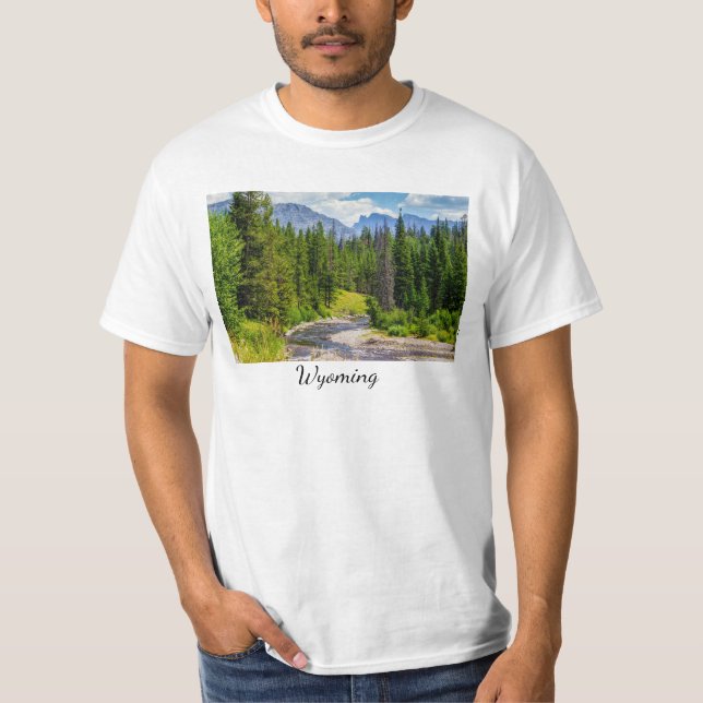 North Fork Shoshone River T-Shirt (Framsida)