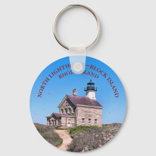 North fyr, Block Island RI Keychain Nyckelring