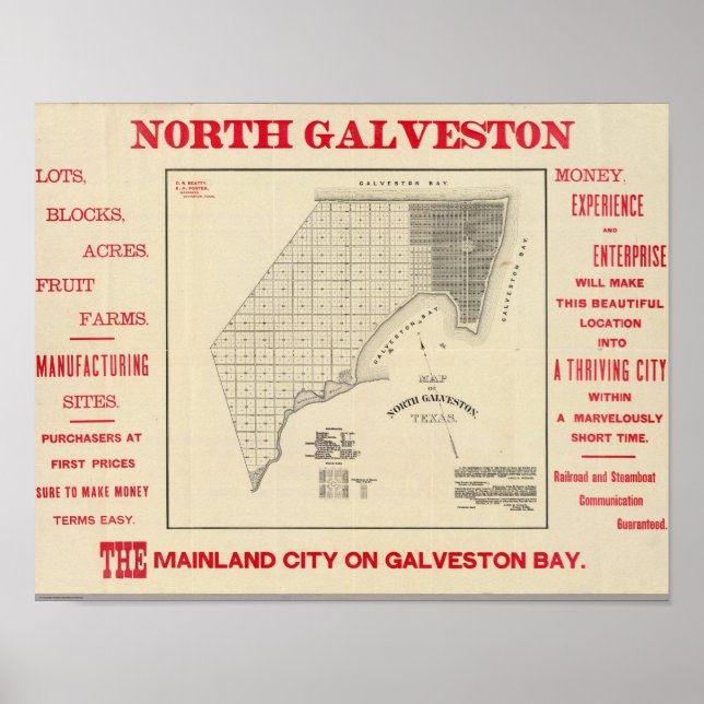 North Galveston Poster (Framsidan)