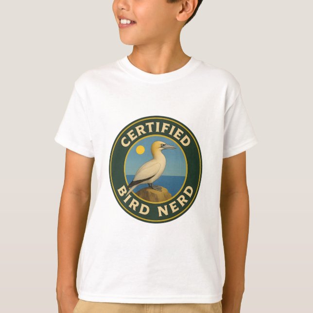 North Gannet Vintage Badge T Shirt (Framsida)