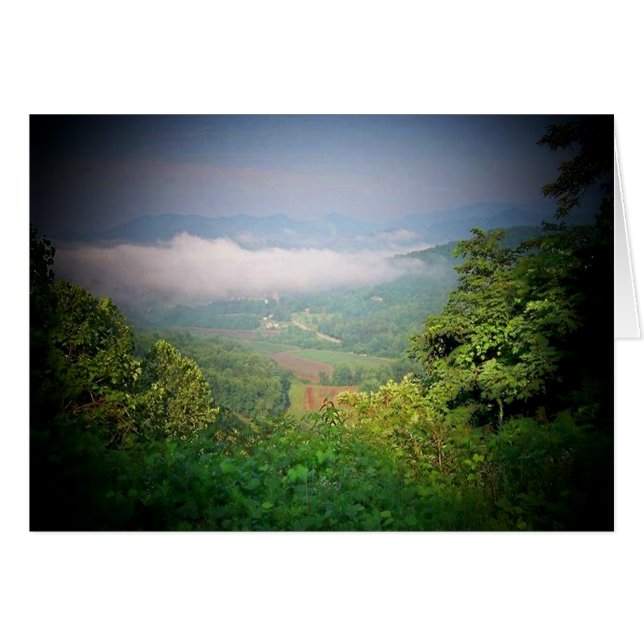 North Georgia Mountains, USA Hälsningskort (Framsidan Horizontal)