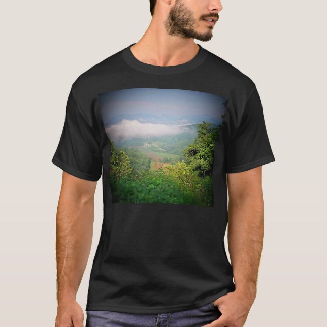 North Georgia Mountains, USA Tee Shirt (Framsida)