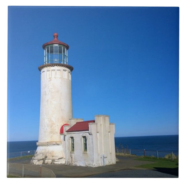 North Head Lighthouse, Cape Disseende, WA Kakelplatta (Framsidan)