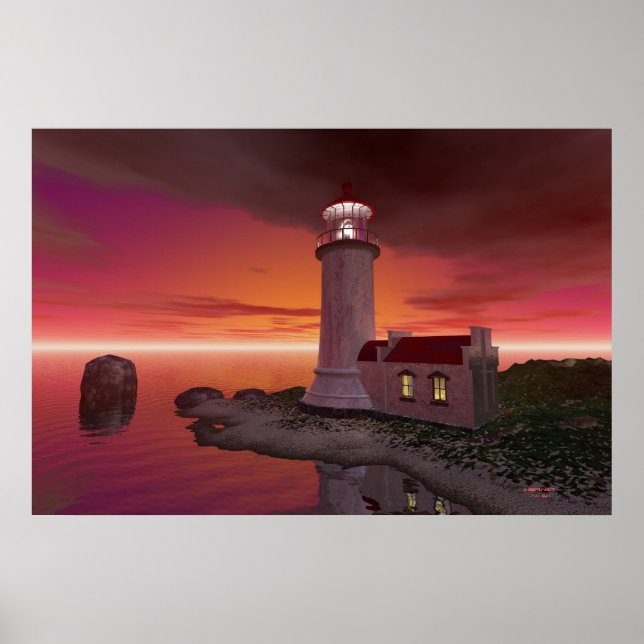 North Head Lighthouse Poster (Framsidan)