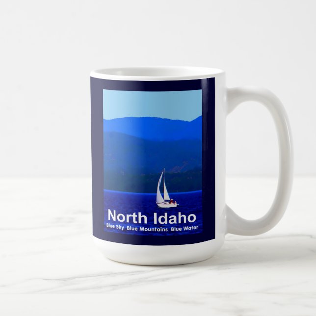 North Idaho Blue Kaffemugg (Höger)