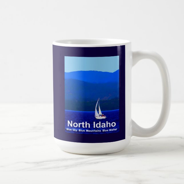 North Idaho Blue Kaffemugg (Höger)