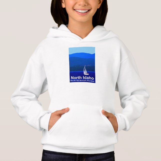 North Idaho Blue T-shirt (Framsida)