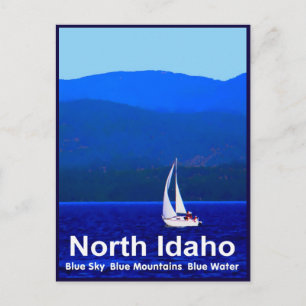North Idaho Blue Vykort