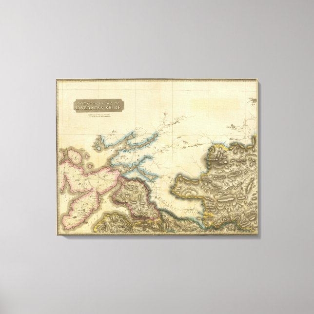 North Inverness Shire Canvastryck (Framsida)
