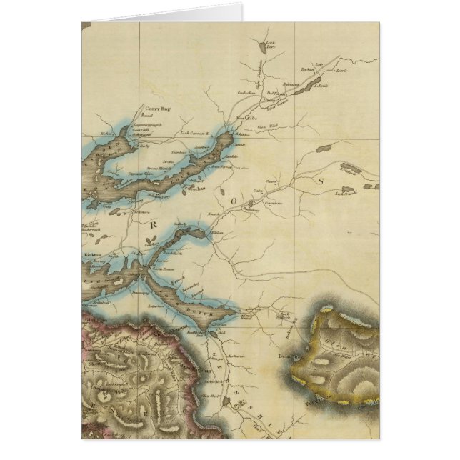 North Inverness Shire Hälsningskort (Framsidan)