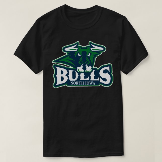 North Iowa Bulls T Shirt (Design framsida)
