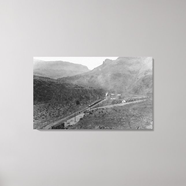 North Junction, Oregon Birds Öga View-foto Canvastryck (Framsida)