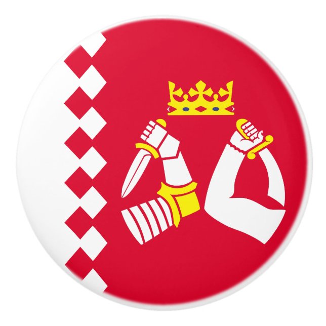 North Karelia Flagga Knopp (Framsidan)