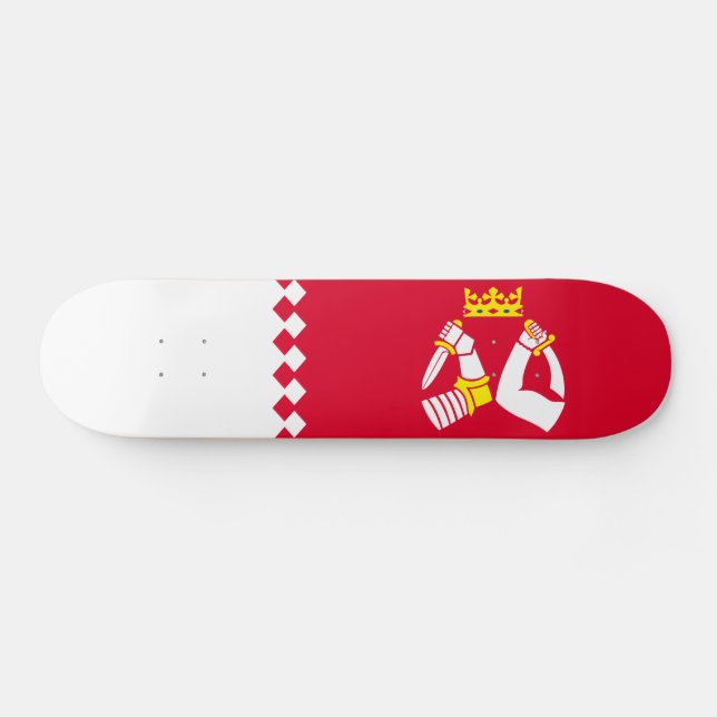 North Karelia Flagga Mini Skateboard Bräda 18,5 Cm (Horz)