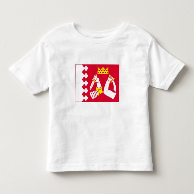 North Karelia Flagga T Shirt (Framsida)