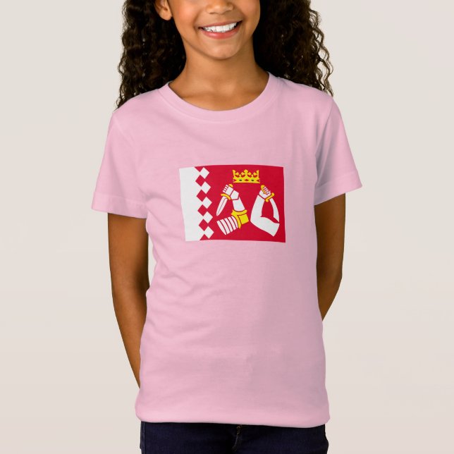 North Karelia Flagga T Shirt (Framsida)
