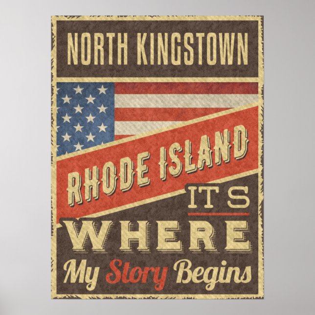 North Kingstown Rhode Island Poster (Framsidan)