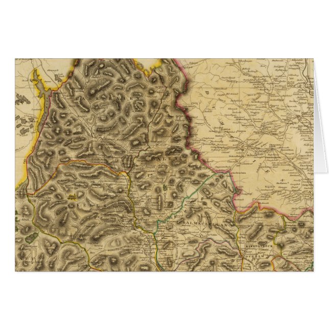 North Kirkcudbright Shire Hälsningskort (Framsidan Horizontal)