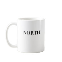 North | Klassisk Tidlös Minimal Svart Logotyp