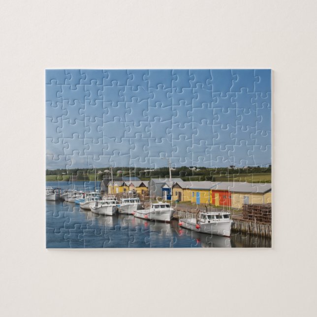 North Lake Harbour, Prince Edward Island. Pussel (Horisontell)