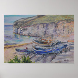 North Landing , Flamborough Poster