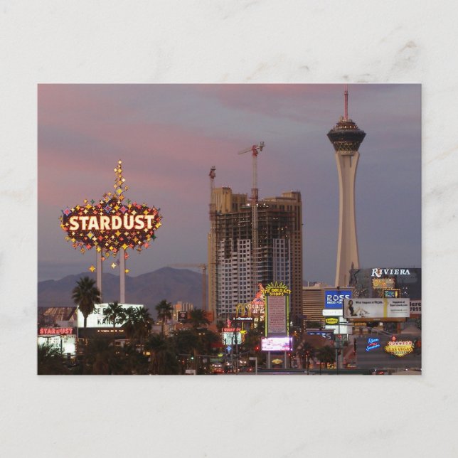 North Las Vegas Strip Sunset 2006 Postcards Vykort (Framsida)