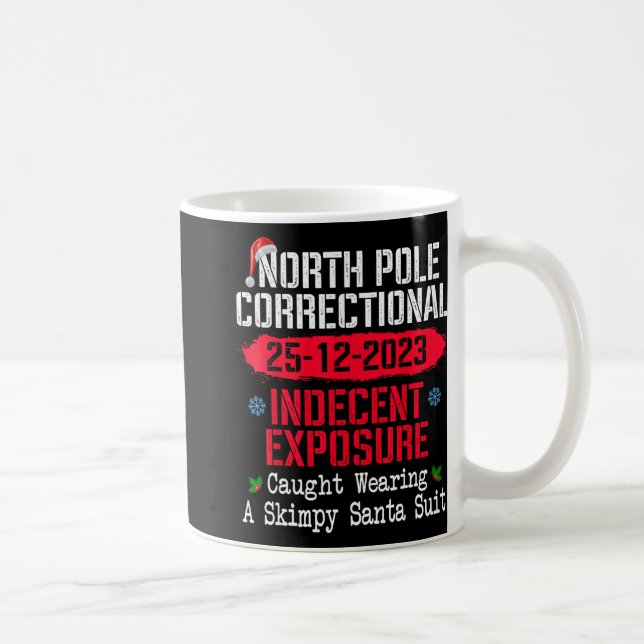 North Le Indecent Exsure Caught Wearing A Santa Su Kaffemugg (Höger)